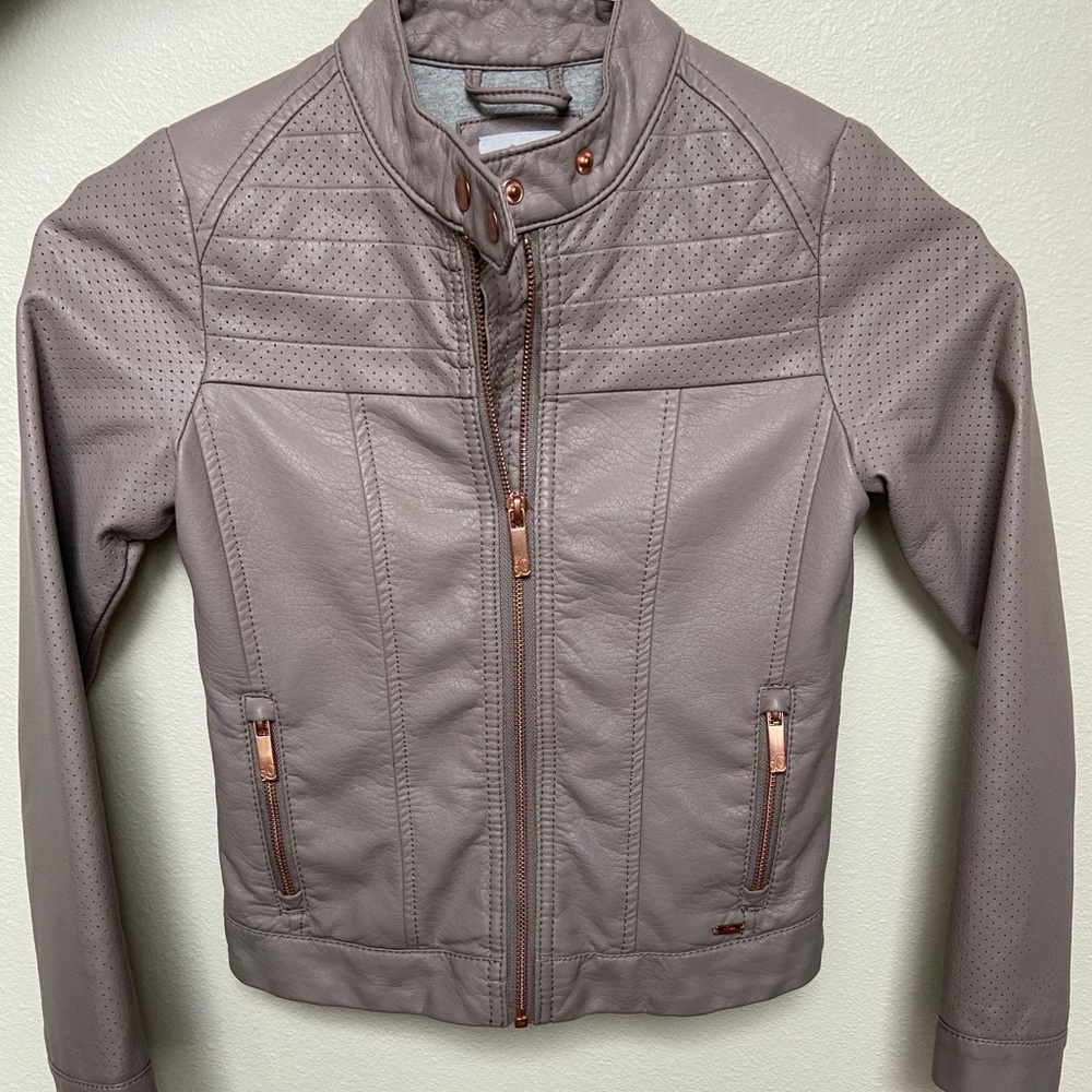 Faux Leather Jacket